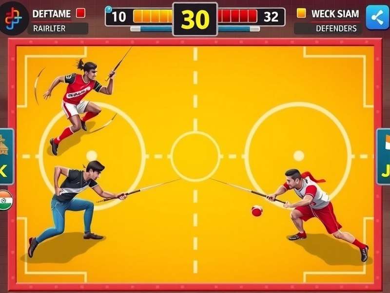 Chart showing Kabaddi Dynamite download growth in India